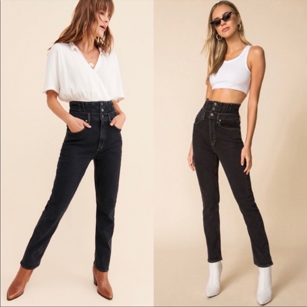 AGOLDE Corset Remy Straight Jean, size 25